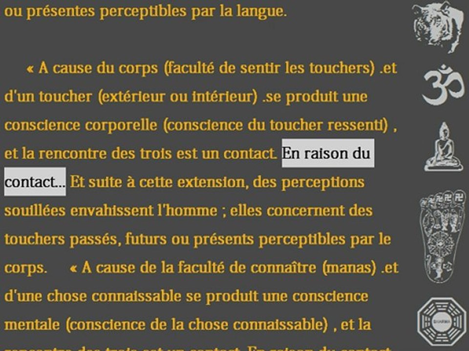 Le récit du gâteau de miel   (Madhupindikasuttam n° 18) .