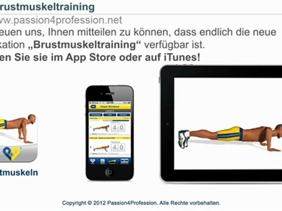 Brustmuskeltraining App