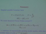 High Reynolds number limit for Navier Stokes equations