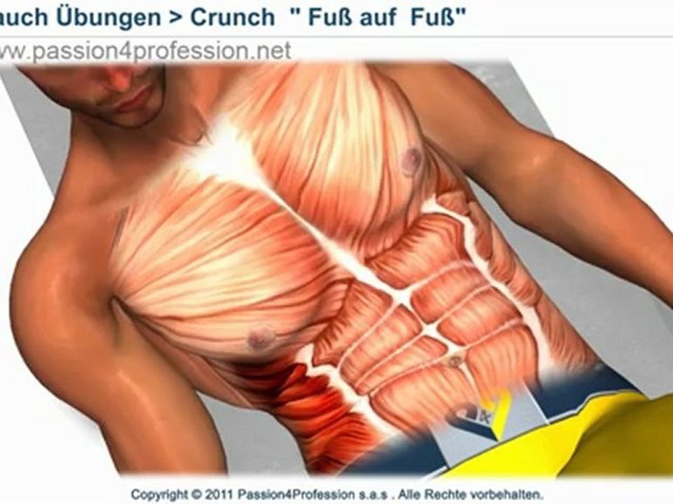 Übung für schräge Bauchmuskel