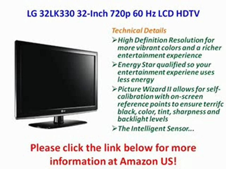 BEST BUY LG 32LK330 32-Inch 720p 60 Hz LCD HDTV