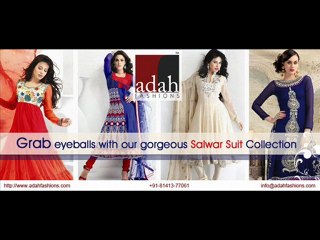 AdahFashions.com - New Designer Salwar Suit Collection Online