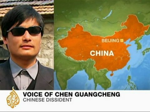 Chinese dissident Chen Guangcheng talks to Al Jazeera