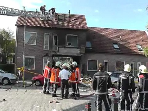 Ravage na explosie woning Krommenie