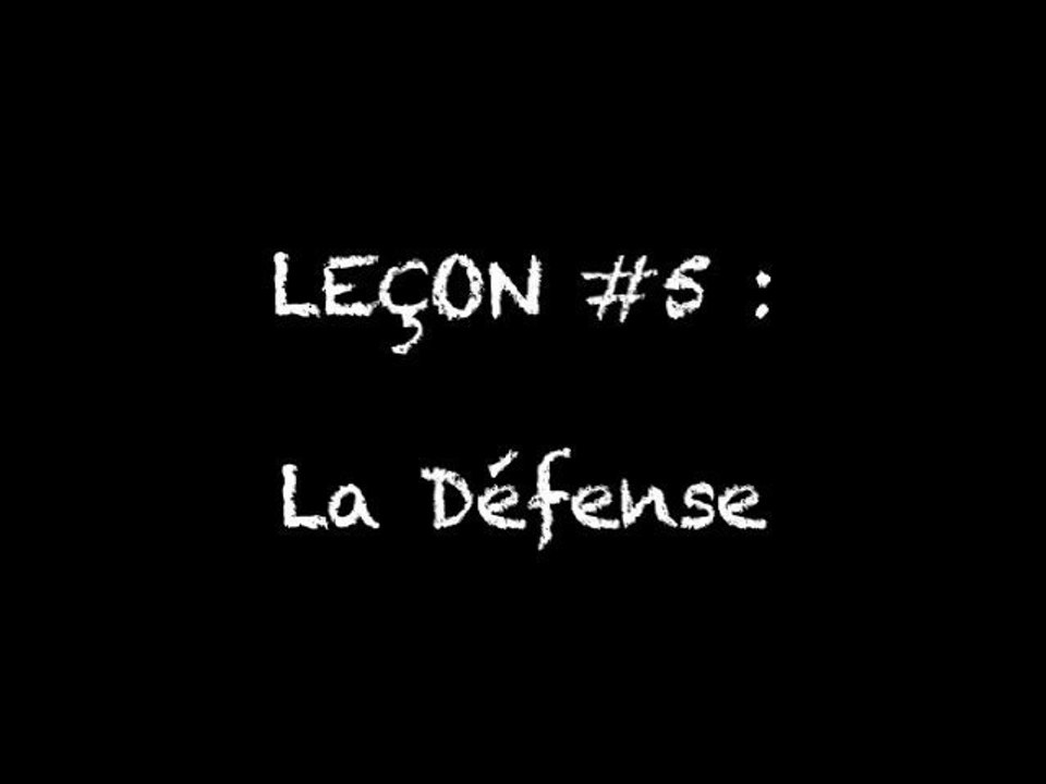 LES LEÇONS DE BASKET DU DOC MININEM : Leçon #5 - La Défense