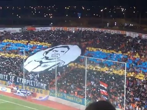 ΑΠΟΕΛ-Νέφτσι είσοδος ομάδων-κορεό