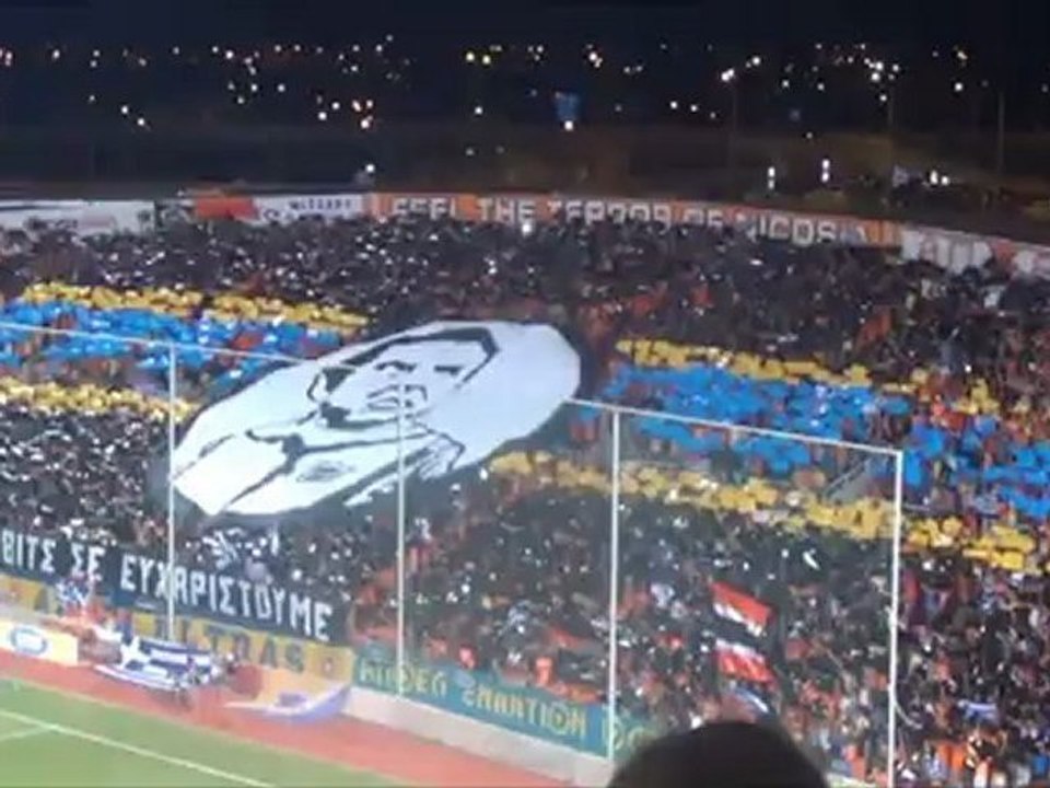 ΑΠΟΕΛ-Νέφτσι είσοδος ομάδων-κορεό