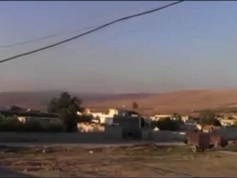 Syria فري برس حماه المحتلة قصف مروحي على قرى سهل الغاب 29-8-2012