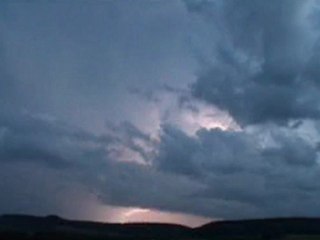 Orage du mercredi août 2012 SION.