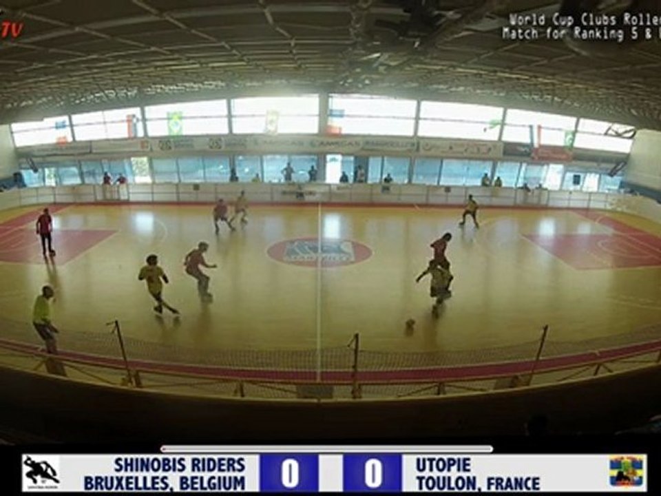 5th & 6th BRUXELLES vs TOULON (1st Half) WORLD CUP ROLLERSOCCER 2012