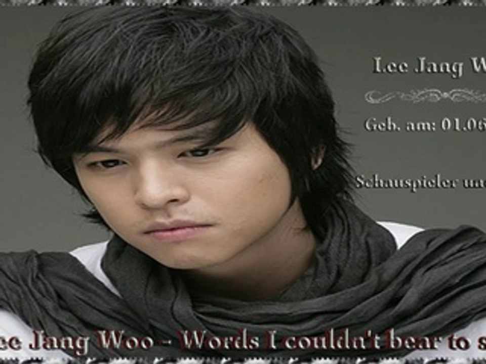 Lee Jang Woo - Words I couldn't bear to say Full MV k-pop [german sub]