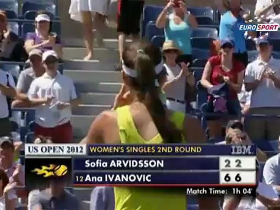 UsOpen : arvidsson vs ivanovic