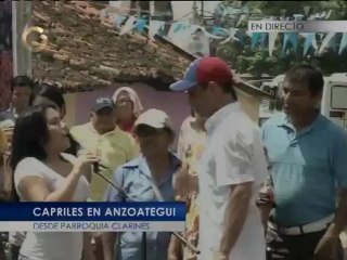 En video: Escuche el tema que le dedicaron a Capriles en su recorrido por Anzoátegui