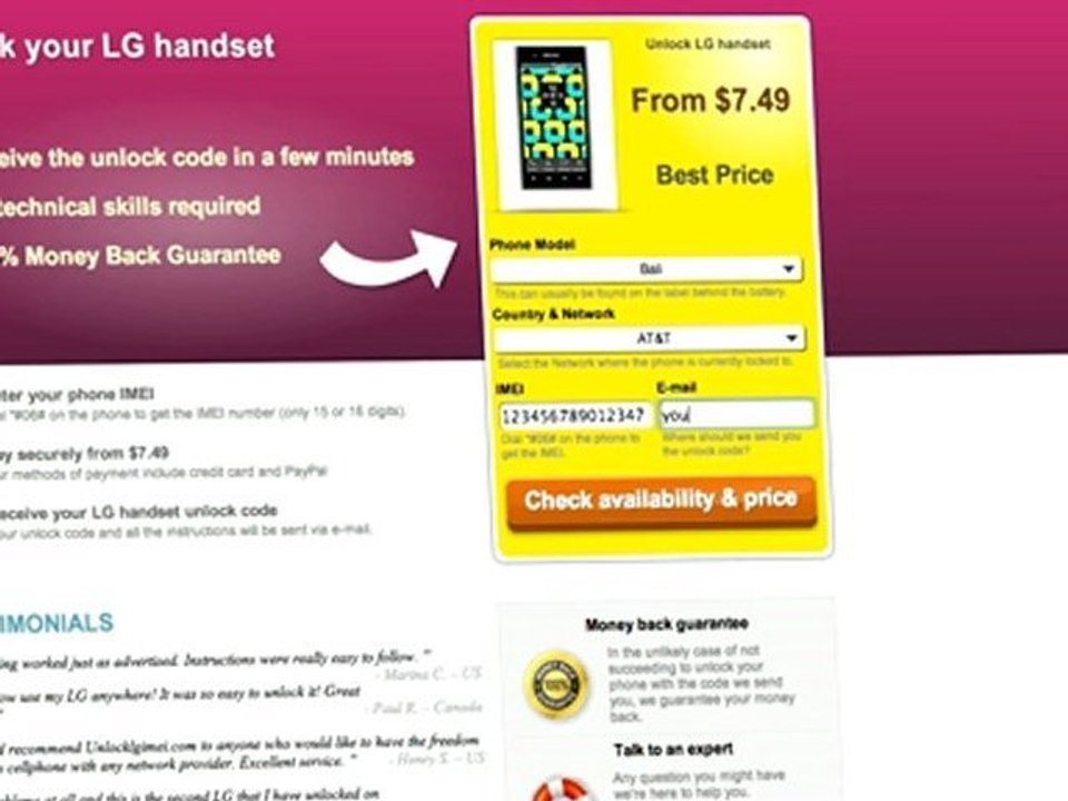 UNLOCK LG - HOW TO UNLOCK YOUR LG smartphone