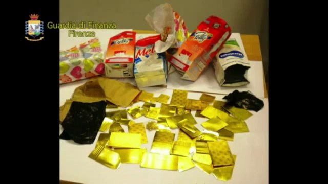 Firenze - Sequestrati oltre 2 chilogrammi di oro puro (30.08.12)