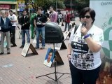 Manifestação lembra desaparecidos na Colômbia