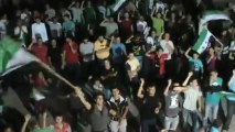 Syria فري برس  حماه المحتلة باب قبلي الشعب السوري يريد مضاد للطيران 30-8-2012