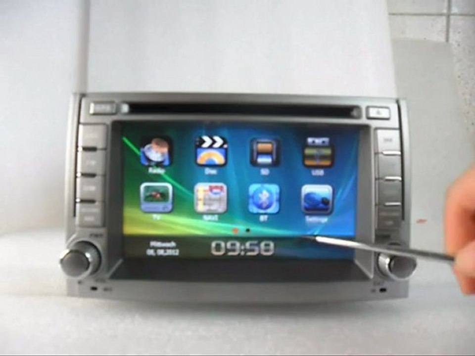 Hyundai Autoradio, Hyundai Autoradio mit Bildschirm, Hyundai Autoradio mit Navi