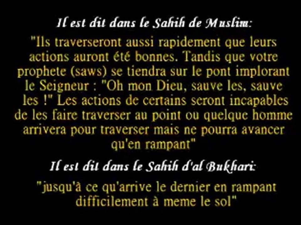 The hereafter part.12 ( Le Pont Sirat 1 )