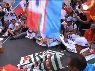 Sardinia workers protest over latest jobs threat