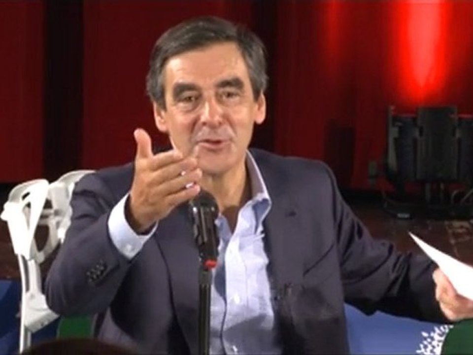 Alsace - intervention devant les élus et les militants UMP