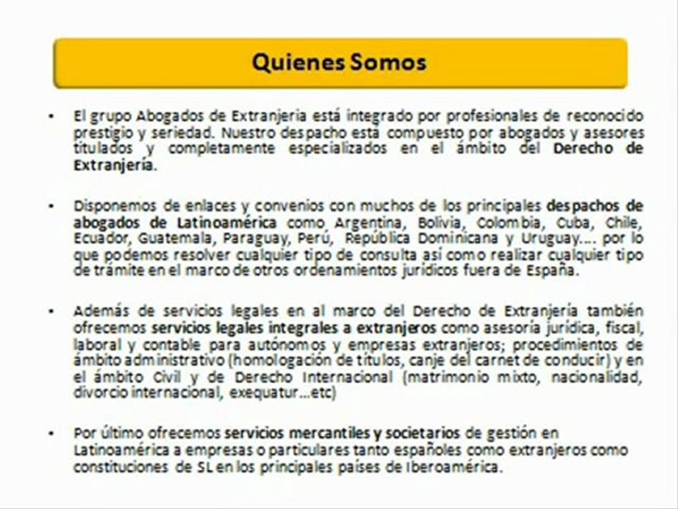 Abogados de Extranjería e Inmigración 1