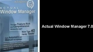 Actual Window Manager 7.0 Keygen Crack ? FREE Download ?