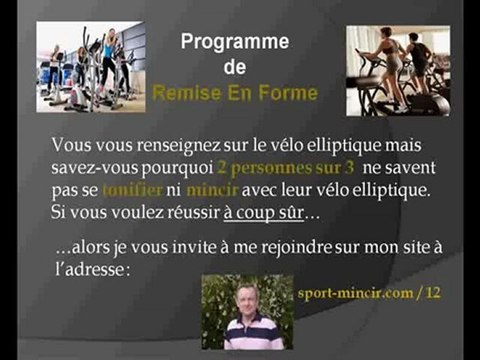 Achat velo elliptique d'occasion