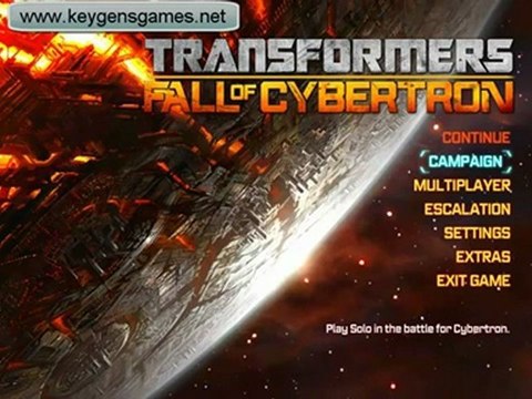 Transformers Fall of Cybertron Keygen Crack + Game Torrent | FREE Download
