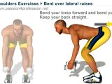 Bent over lateral raises