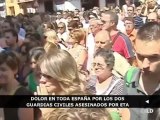 Dolor en toda España por los atentados de Burgos y Mallorca