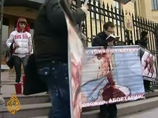 Russia battles Soviet-era abortion attitudes