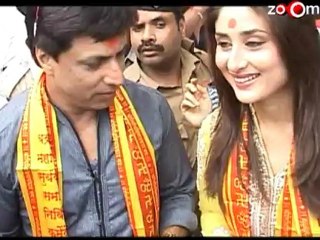 Kareena & Madhur at Siddhivinayak temple