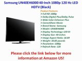 Samsung UN40EH6000 40-Inch 1080p 120 Hz LED HDTV (Black) Review