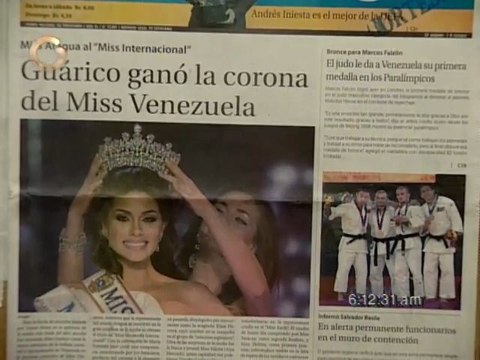 Titulares de primera página este 31 de Agosto