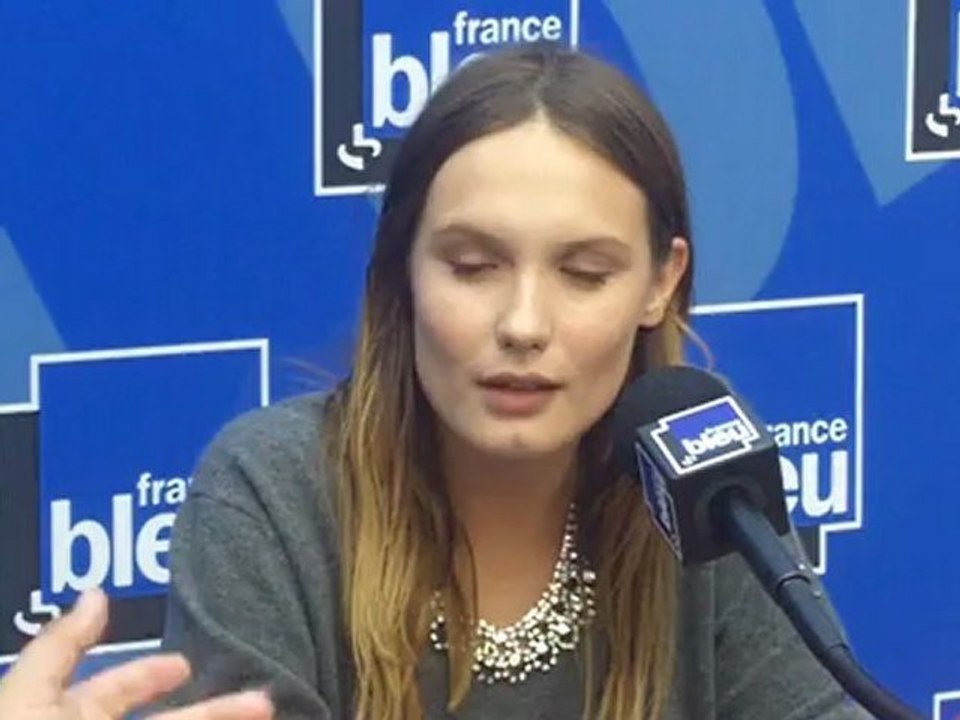Ana Girardot  au festival de Deauville avec France Bleu.