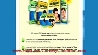 How To Stop Further Hair Loss and Re-Grow Hair Naturally - Best Hair Regrowth Treatment