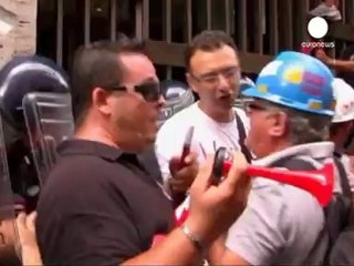 İtalyan madencilerin mücadelesi sürüyor