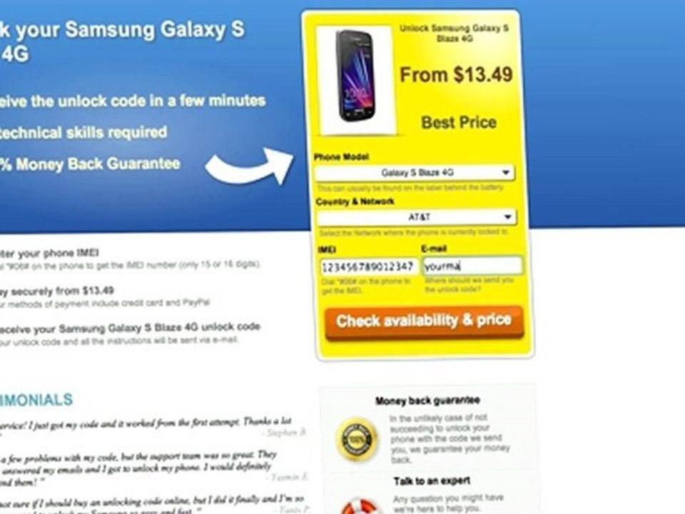 UNLOCK Samsung Galaxy S Blaze 4G - HOW TO UNLOCK YOUR Samsung Galaxy S Blaze 4G