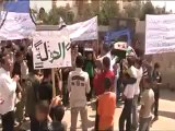 Syria فري برس  حمص الحولة  إحدى مظاهرات الحولة  جمعة الوفاء لطرابلس   31-8-2012 ج1