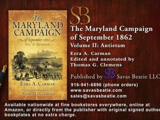 The Maryland Campaign of September 1862, Vol. II: Antietam book trailer