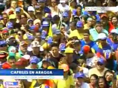 Capriles Radonski en Aragua: San Mateo 1/3