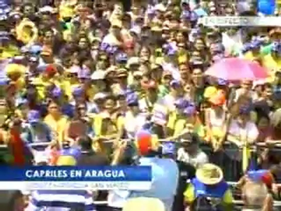 Capriles Radonski en Aragua: San Mateo 2/3