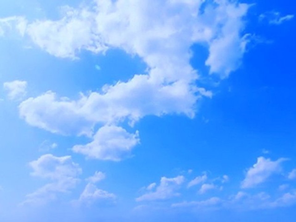 Deep Blue Sky - Clouds Timelapse - Free Footage - Full HD 1080p