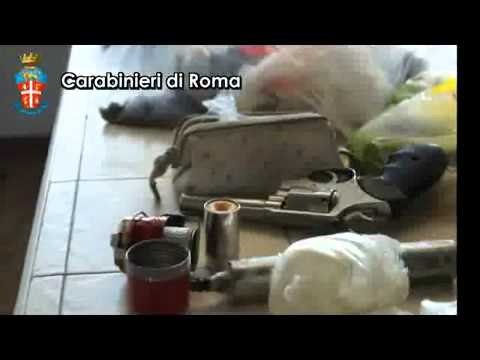 Pisoniano (Roma) - Scoperto deposito armi e droga in un maneggio, 4 arresti (31.08.12)