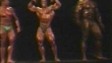 Bodybuilder Shaun Ray-posing
