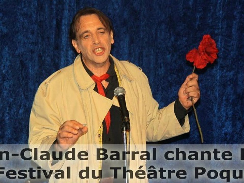 Jean-Claude Barral chante Brel au Festival du Théâtre Poquelin à Fabrégas