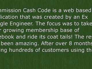 Commission Cash Code Review + Bonus