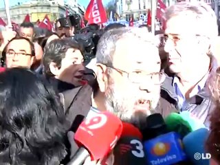 Download Video: Méndez carga contra Aznar y Aguirre en la marcha de las pensiones