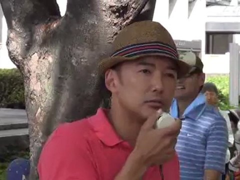 20120830 山本太郎＠大阪市役所南 瓦礫の広域処理に対する抗議